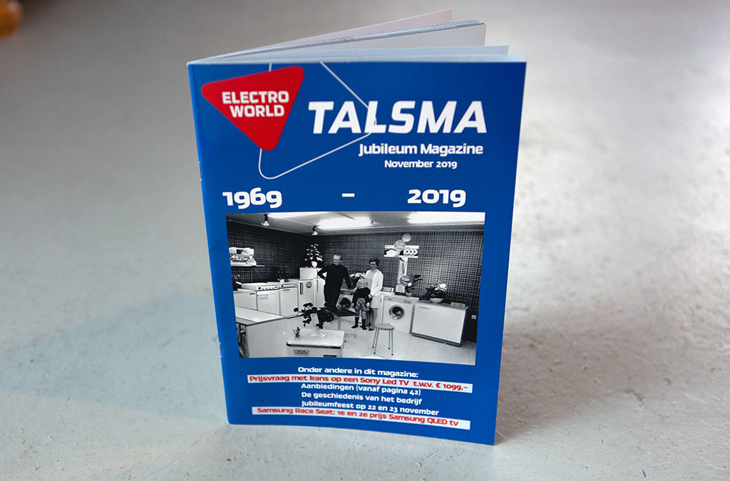 Jubileummagazine voor Electroworld Talsma